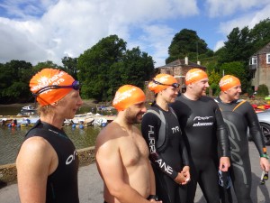 Our team of 11km swimmers. A brilliant bunch!